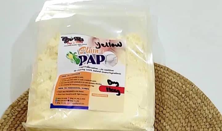 Dried Yellow pap