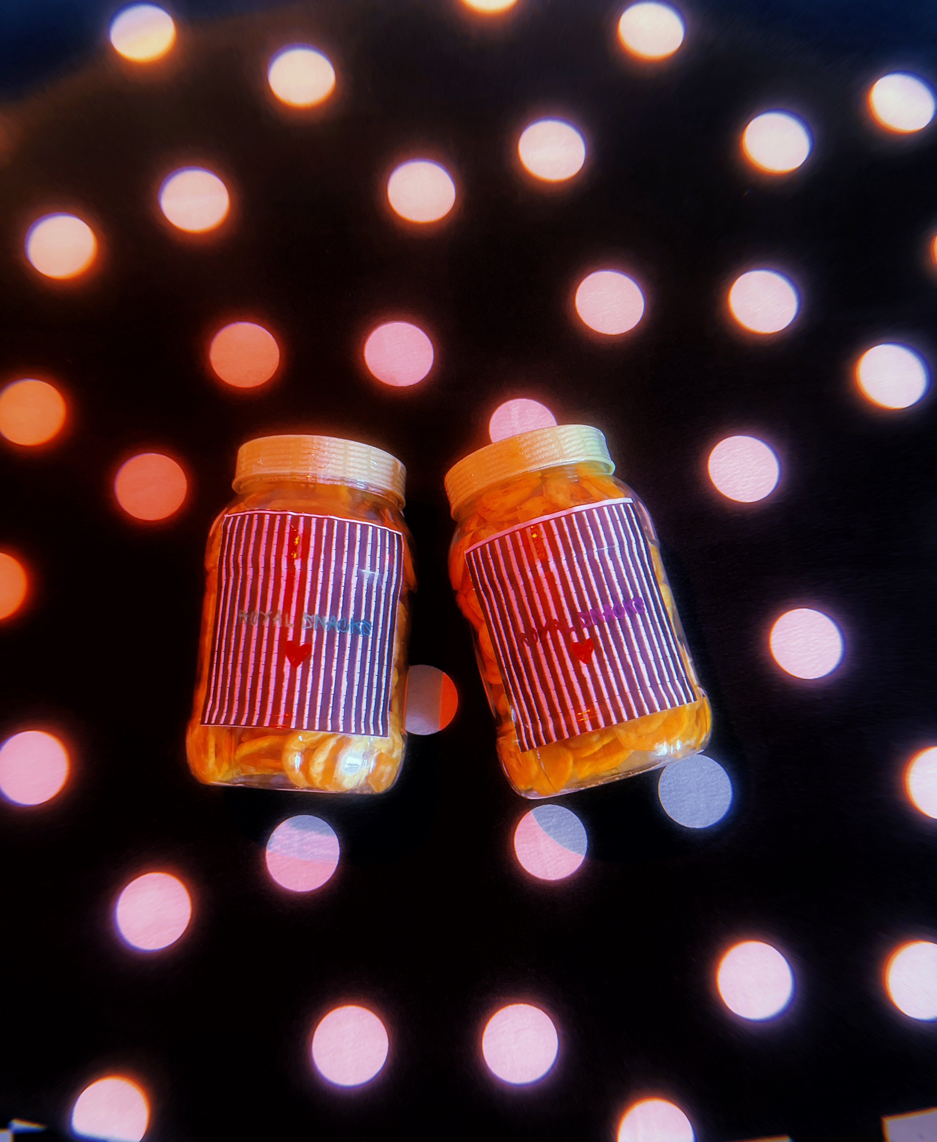 ROYAL SNACK$ CHIPS JAR