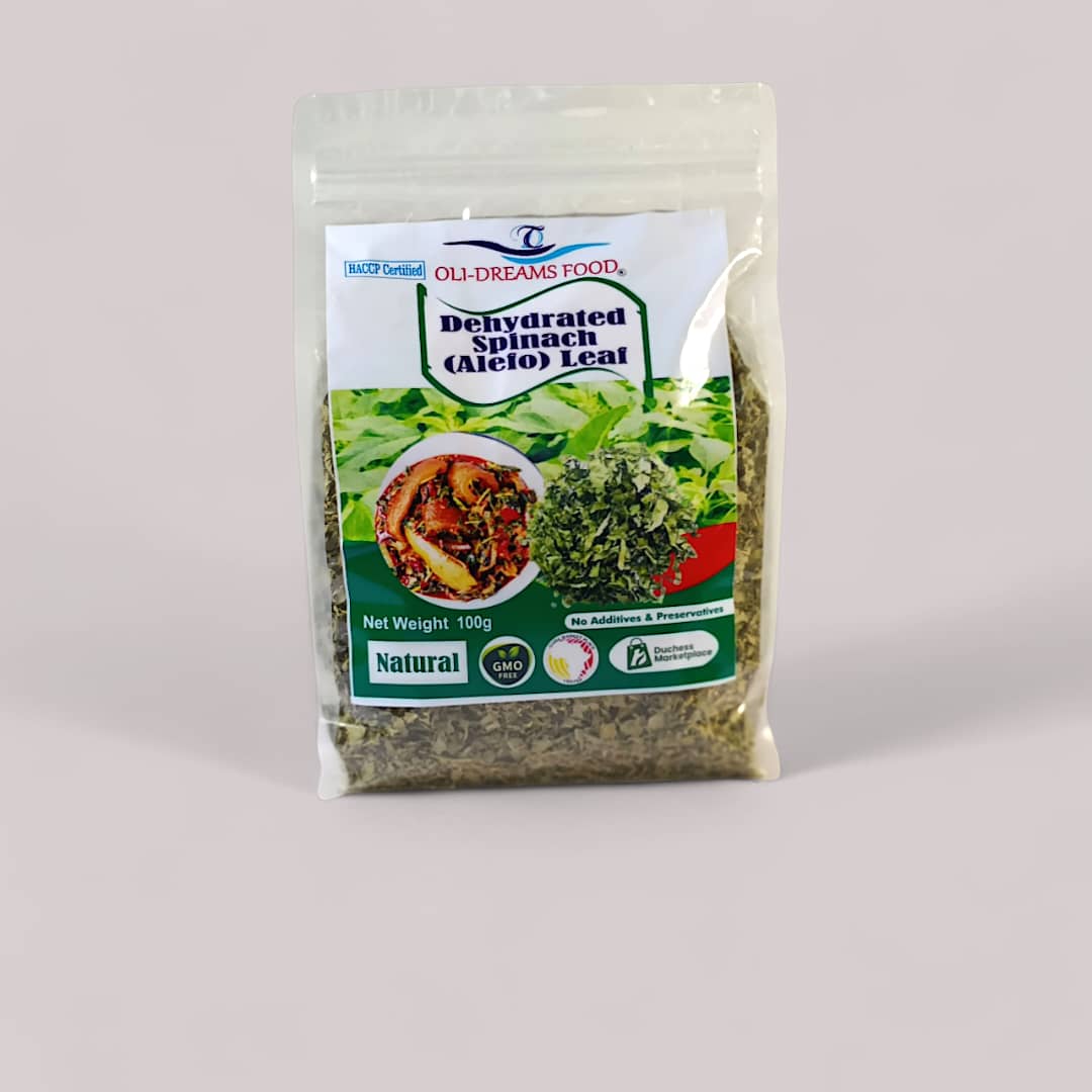 Dried spinach (Alefo) leaf