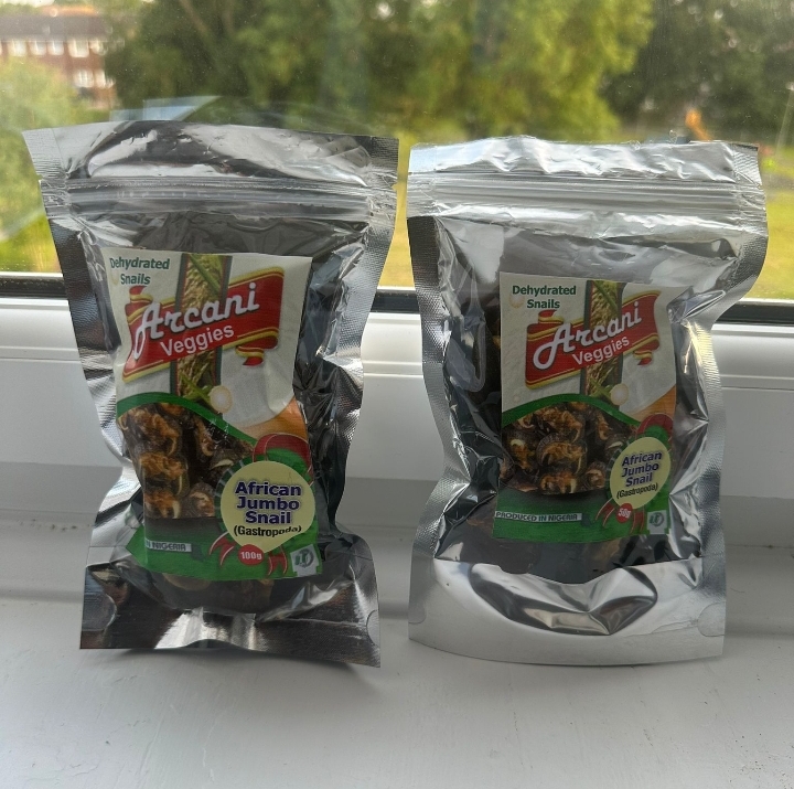 Dehydrated African Jumbo snails